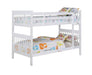 Chapman Twin Over Twin Bunk Bed White - Imperial Furniture (Las Vegas, NV) - Multi Location