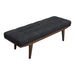 Wilson Upholstered Tufted Bench Taupe and Natural - Imperial Furniture (Las Vegas, NV) - Multi Location