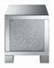 Gillian Square End Table Silver and Clear Mirror - Imperial Furniture (Las Vegas, NV) - Multi Location