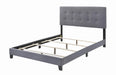 Mapes Tufted Upholstered Eastern King, Queen, Twin & Full Bed Charcoal & Grey - Imperial Furniture (Las Vegas, NV) - Multi Location
