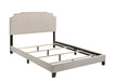 Tamarac Upholstered Nailhead Full, Eastern King & Queen Bed Beige & Grey - Imperial Furniture (Las Vegas, NV) - Multi Location