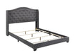 Tamarac Upholstered Nailhead Full, Eastern King & Queen Bed Beige & Grey - Imperial Furniture (Las Vegas, NV) - Multi Location