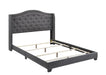 Tamarac Upholstered Nailhead Full, Eastern King & Queen Bed Beige & Grey - Imperial Furniture (Las Vegas, NV) - Multi Location
