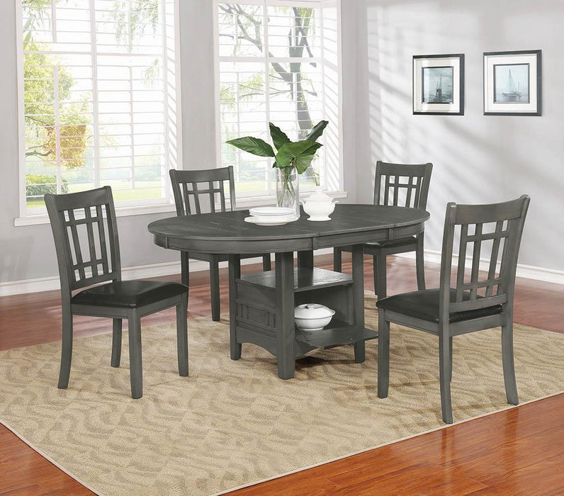 Lavon Dining Table with Storage Medium Grey - Imperial Furniture (Las Vegas, NV) - Multi Location