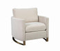 Corliss Upholstered Arched Arms Chair Beige - Imperial Furniture (Las Vegas, NV) - Multi Location