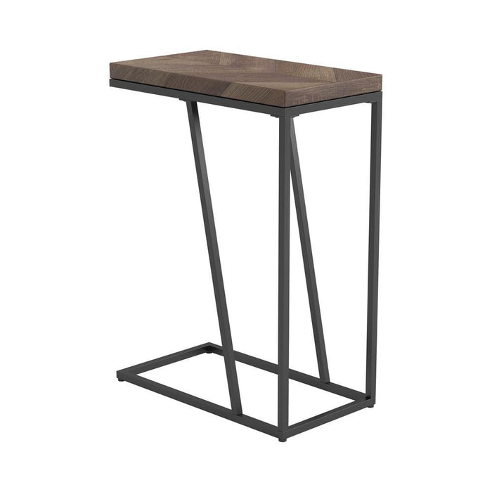 Sergio Chevron Rectangular Accent Table Tobacco - Imperial Furniture (Las Vegas, NV) - Multi Location