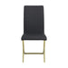 Carmelia Upholstered Side Chairs Black (Set of 4) - Imperial Furniture (Las Vegas, NV) - Multi Location