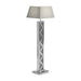 Carmen Geometric Base Floor Lamp Silver - Imperial Furniture (Las Vegas, NV) - Multi Location