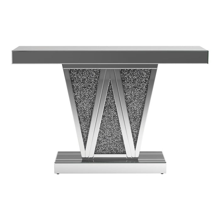 Crocus Rectangular Console Table Silver - Imperial Furniture (Las Vegas, NV) - Multi Location