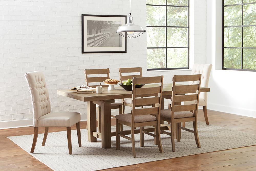 Douglas Tufted Back Dining Chairs Vineyard Oak (Set of 2) - Imperial Furniture (Las Vegas, NV) - Multi Location