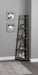 Jacksonville 5-tier Corner Bookcase Aged Walnut - Imperial Furniture (Las Vegas, NV) - Multi Location