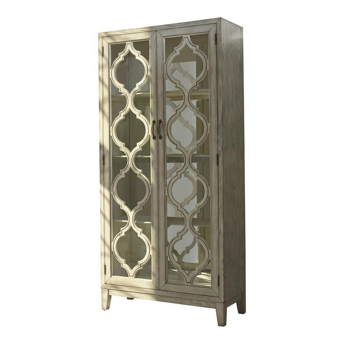 Mckellen 2-door Tall Cabinet Antique White - Imperial Furniture (Las Vegas, NV) - Multi Location