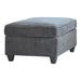 Mccord Upholstered Ottoman Dark Grey - Imperial Furniture (Las Vegas, NV) - Multi Location