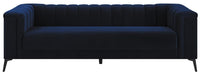 Chalet Tuxedo Arm Sofa Blue - Imperial Furniture (Las Vegas, NV) - Multi Location