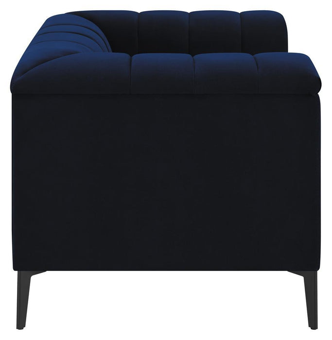 Chalet Tuxedo Arm Chair Blue - Imperial Furniture (Las Vegas, NV) - Multi Location