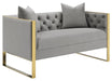 Eastbrook Tufted Back Loveseat Grey - Imperial Furniture (Las Vegas, NV) - Multi Location