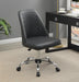 Althea Upholstered Tufted Back Office Chair Grey and Chrome - Imperial Furniture (Las Vegas, NV) - Multi Location