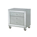 Gunnison 2-drawer Nightstand Silver Metallic - Imperial Furniture (Las Vegas, NV) - Multi Location