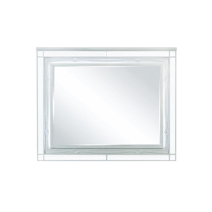 Gunnison Dresser Mirror with LED Lighting Silver Metallic - Imperial Furniture (Las Vegas, NV) - Multi Location