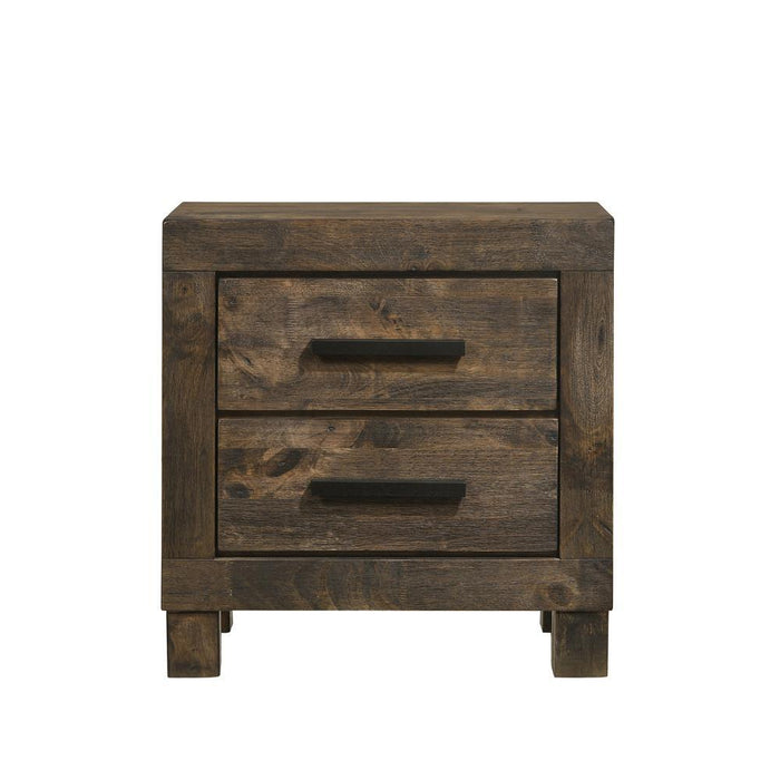 Woodmont 2-drawer Nightstand Rustic Golden Brown - Imperial Furniture (Las Vegas, NV) - Multi Location