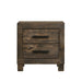 Woodmont 2-drawer Nightstand Rustic Golden Brown - Imperial Furniture (Las Vegas, NV) - Multi Location