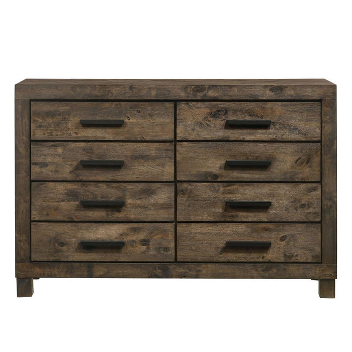 Woodmont 8-drawer Dresser Rustic Golden Brown - Imperial Furniture (Las Vegas, NV) - Multi Location