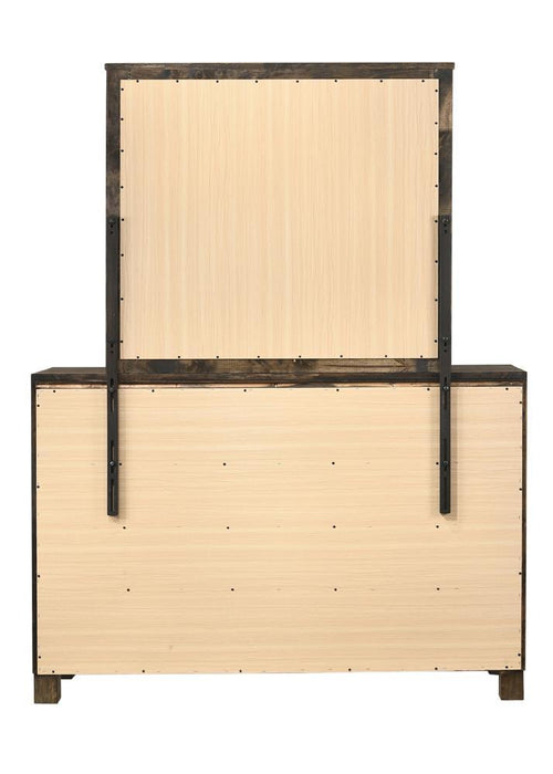 Woodmont Rectangle Dresser Mirror Rustic Golden Brown - Imperial Furniture (Las Vegas, NV) - Multi Location