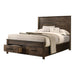 Woodmont Eastern King & Queen Storage Bed Rustic Golden Brown - Imperial Furniture (Las Vegas, NV) - Multi Location