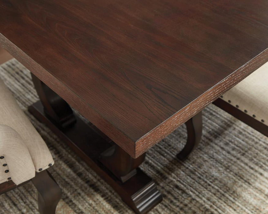 Brockway Trestle Dining Table Antique Java - Imperial Furniture (Las Vegas, NV) - Multi Location