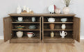 Brockway 4-door Server Barley Brown - Imperial Furniture (Las Vegas, NV) - Multi Location