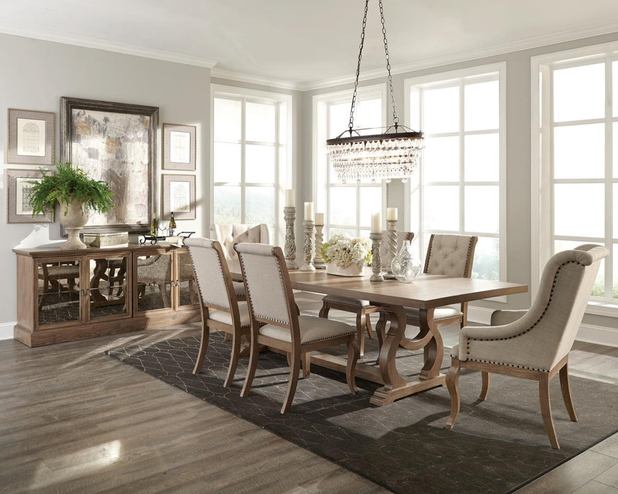 Brockway Trestle Dining Table Barley Brown - Imperial Furniture (Las Vegas, NV) - Multi Location