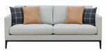 Apperson Cushioned Back Sofa Light Grey - Imperial Furniture (Las Vegas, NV) - Multi Location