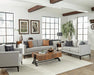 Apperson Cushioned Back Sofa Light Grey - Imperial Furniture (Las Vegas, NV) - Multi Location