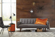 Sommer Tufted Sofa Bed Grey - Imperial Furniture (Las Vegas, NV) - Multi Location