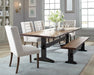 Bexley Tufted Side Chairs Dark Brown and Beige (Set of 2) - Imperial Furniture (Las Vegas, NV) - Multi Location