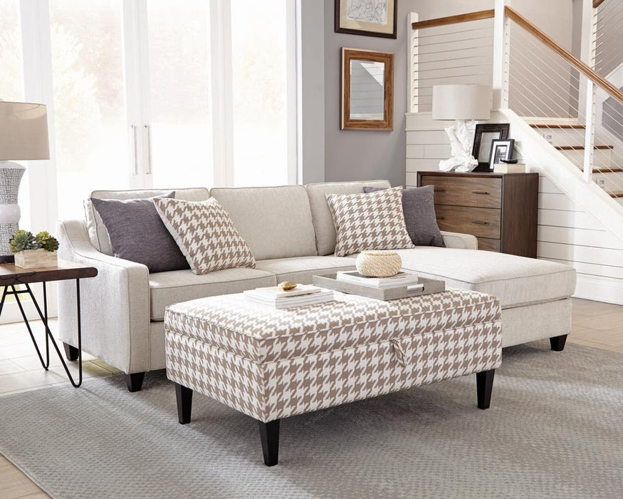 Mcloughlin Upholstered Sectional Platinum - Imperial Furniture (Las Vegas, NV) - Multi Location