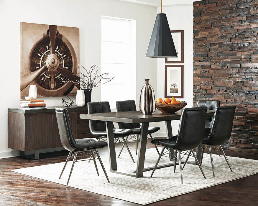 Aiken Tufted Dining Chairs Charcoal (Set of 4) - Imperial Furniture (Las Vegas, NV) - Multi Location