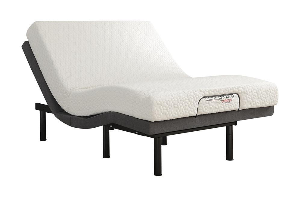 Negan Eastern King, E.King, Queen, & Twin XL Adjustable Bed Base Grey and Black - Imperial Furniture (Las Vegas, NV) - Multi Location