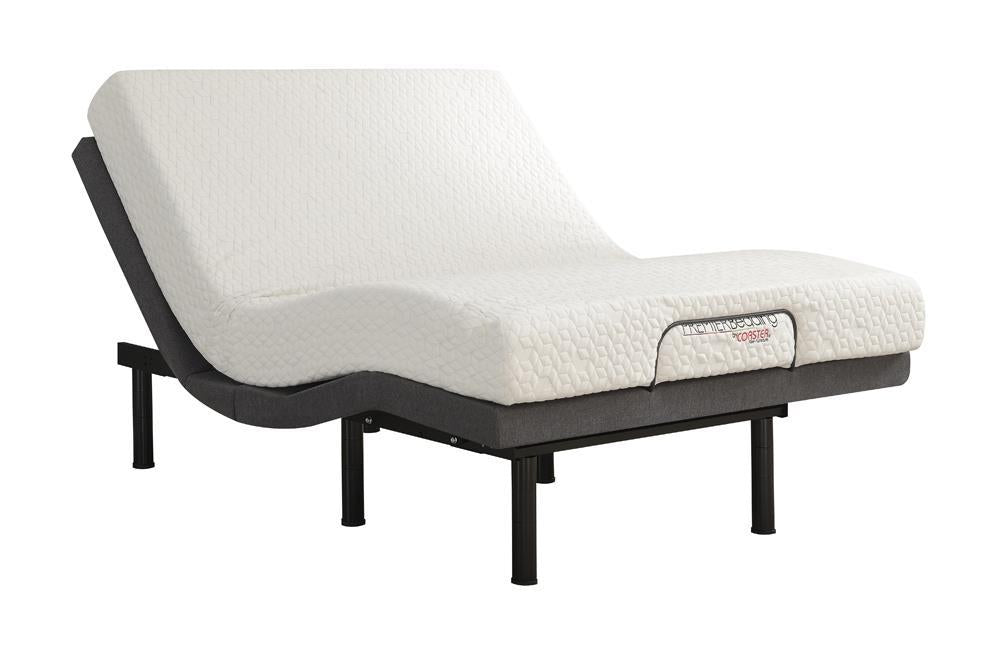 Negan Eastern King, E.King, Queen, & Twin XL Adjustable Bed Base Grey and Black - Imperial Furniture (Las Vegas, NV) - Multi Location