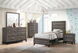 Watson Full & Twin Panel Bed Grey Oak - Imperial Furniture (Las Vegas, NV) - Multi Location