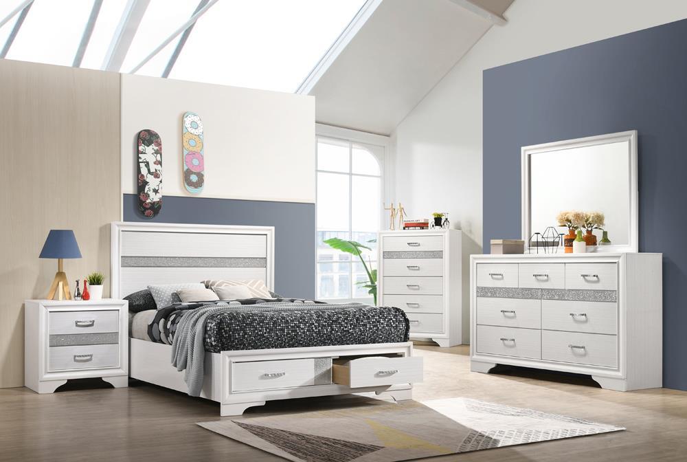 Miranda Full & Twin Storage Bed White - Imperial Furniture (Las Vegas, NV) - Multi Location