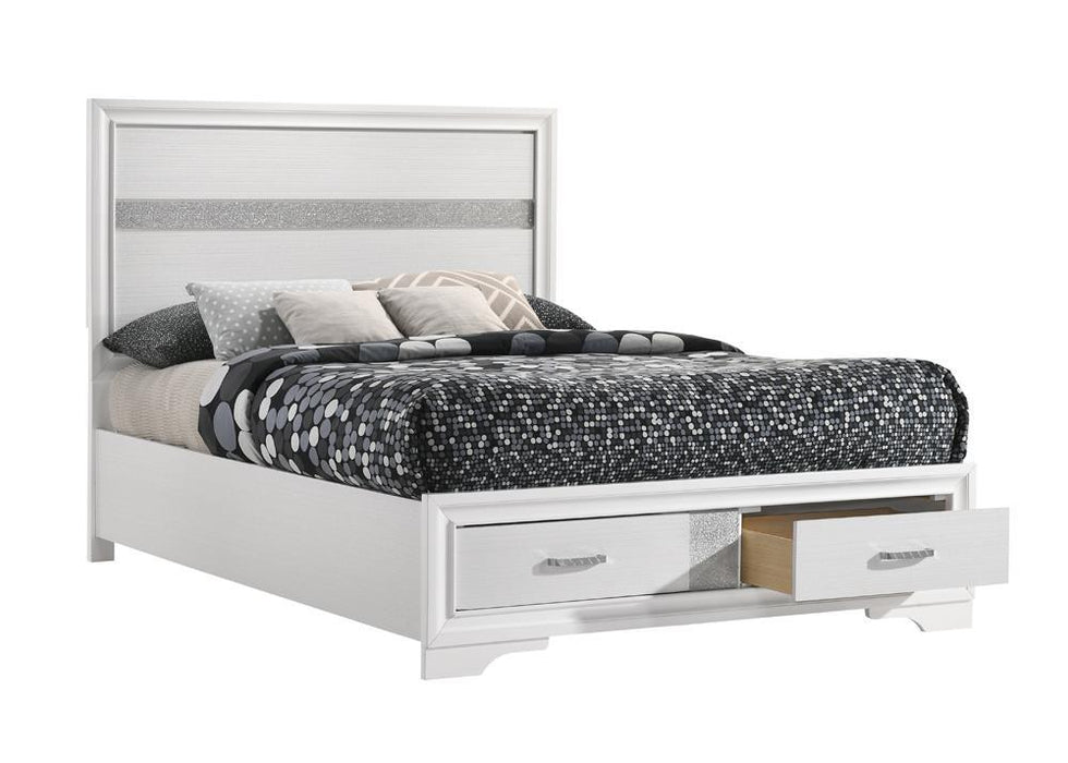 Miranda Full & Twin Storage Bed White - Imperial Furniture (Las Vegas, NV) - Multi Location