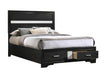 Miranda Full & Twin Storage Bed Black - Imperial Furniture (Las Vegas, NV) - Multi Location