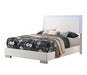 Felicity Full & Twin Panel Bed with LED Lighting Glossy White - Imperial Furniture (Las Vegas, NV) - Multi Location