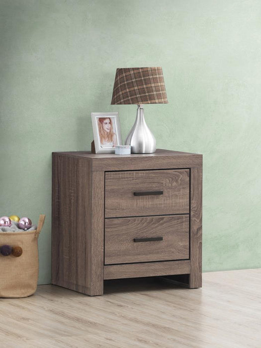 Brantford 2-drawer Nightstand Barrel Oak - Imperial Furniture (Las Vegas, NV) - Multi Location