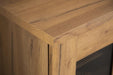 Bristol Metal Mesh Door Accent Cabinet Golden Oak - Imperial Furniture (Las Vegas, NV) - Multi Location