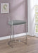 Thermosolis Acrylic Back Bar Stools Grey and Chrome (Set of 2) - Imperial Furniture (Las Vegas, NV) - Multi Location