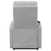 Howie Tufted Upholstered Power Lift Recliner Grey - Imperial Furniture (Las Vegas, NV) - Multi Location