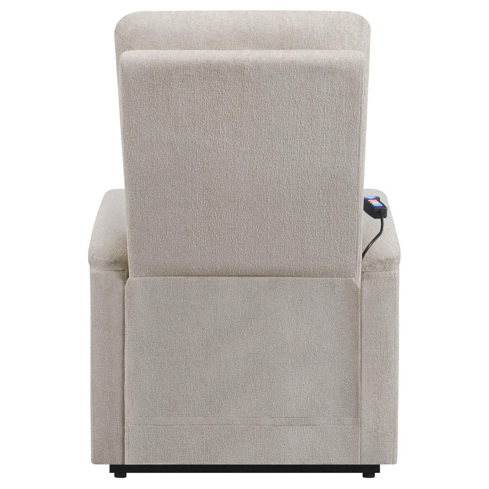 Henrietta Power Lift Recliner with Storage Pocket Beige - Imperial Furniture (Las Vegas, NV) - Multi Location