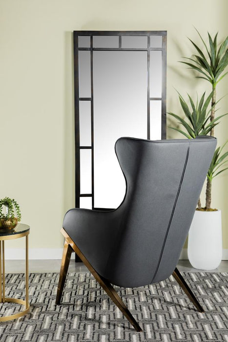 Walker Upholstered Accent Chair Slate and Bronze - Imperial Furniture (Las Vegas, NV) - Multi Location